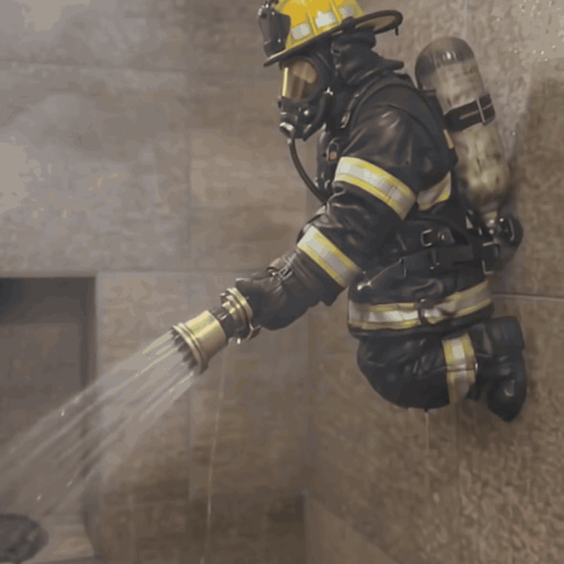 Every shower becomes a rescue