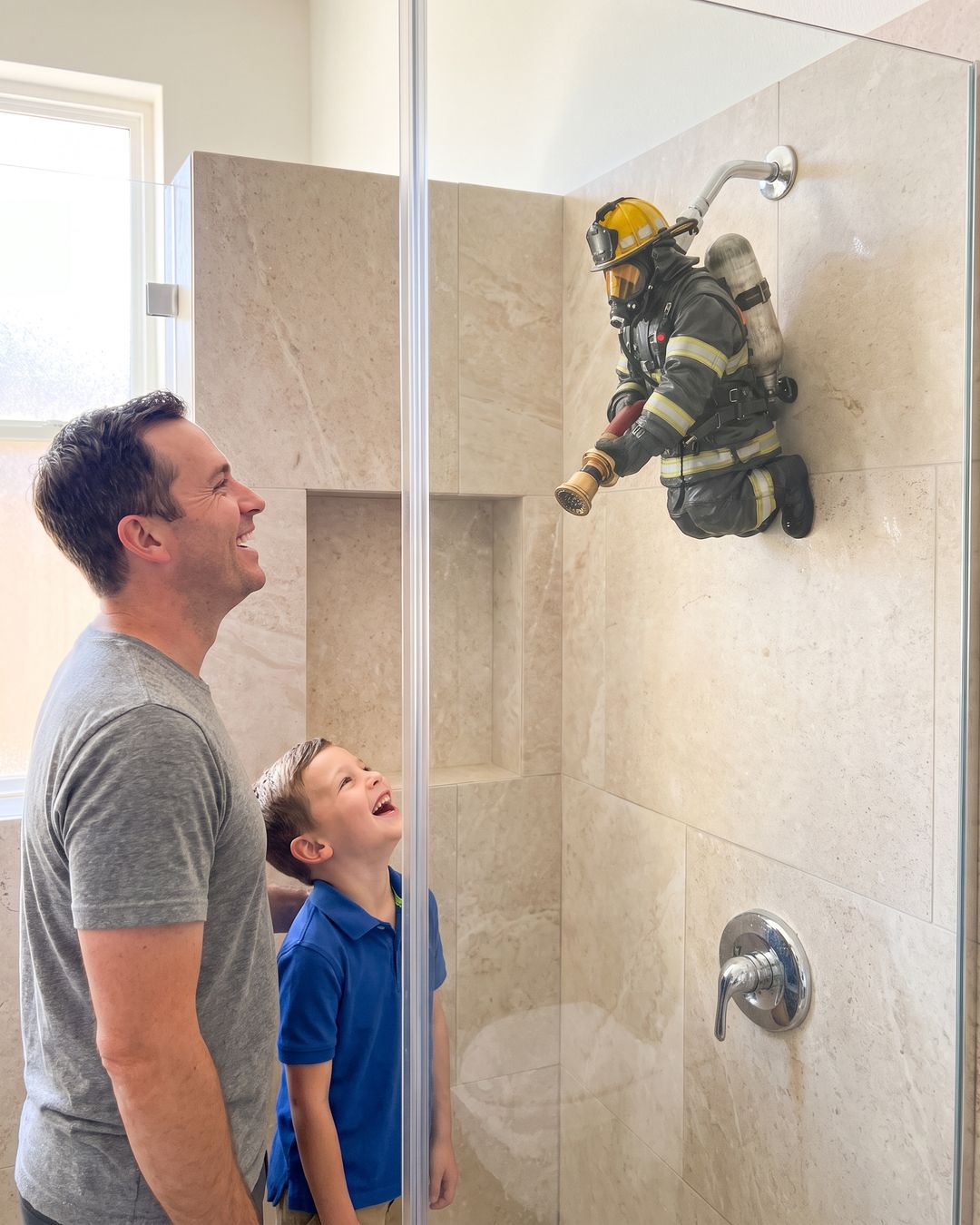 Shower-time hero